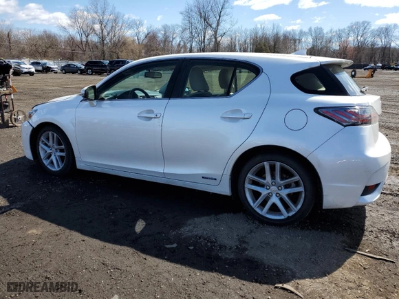 2015 Lexus CT 200h Hybrid with VIN JTHKD5BH6F2250187, listed as a Copart auction lot 49832575 with 76345 miles and Salvage Title. Bid and sale history available at carsss.com. Image 2.