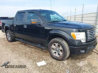 2012 Ford F-150 XL with VIN 1FTEW1CM5CFB80098, listed as a IAAI auction lot 42098438 with 216,694 mi miles. Bid and sale history available at carsss.com. Image 1.