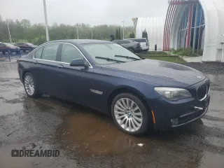 2012 BMW 7 Series 750i xDrive with VIN WBAKC6C53CC395754, listed as a Copart auction lot 55798515 with 79,444 mi miles and Clean Title. Bid and sale history available at DreamBid. Image 4.