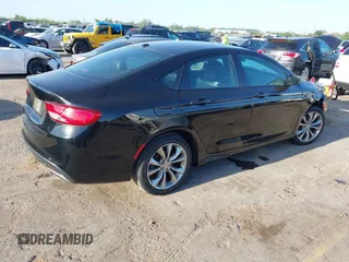 2015 Chrysler 200 S with VIN 1C3CCCBB8FN696188, listed as a IAAI auction lot 41978934 with 107,512 mi miles and . Bid and sale history available at DreamBid. Image 4.