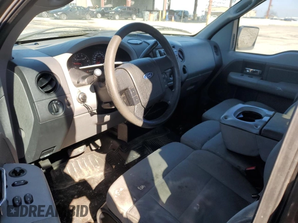 2007 Ford F-150 STX with VIN 1FTRF02237KB73899, listed as a Copart auction lot 43435895 with 324,578 mi miles and Salvage Title. Bid and sale history available at carsss.com. Image 8.