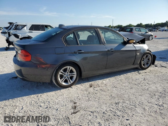 2008 BMW 3 Series 328i with VIN WBAVA37578NL53207, listed as a Copart auction lot 50793155 with Not Provided miles and Non Repairable. Bid and sale history available at DreamBid. Image 3.