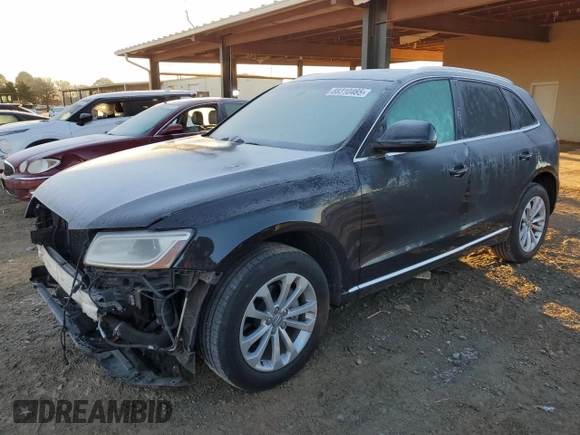 2013 Audi Q5 Premium Plus with VIN WA1LFAFP4DA017349, listed as a Copart auction lot 88310485 with 173,330 mi miles and Salvage Title. Bid and sale history available at carsss.com. Image 1.