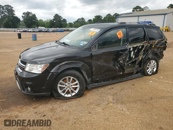 2017 Dodge Journey SXT with VIN 3C4PDCBG4HT571620, listed as a Copart auction lot 51596244 with 165,178 mi miles and Salvage Title. Bid and sale history available at carsss.com. Image 1.