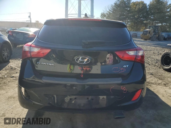 2016 Hyundai Elantra GT with VIN KMHD35LH5GU263767, listed as a Copart auction lot 76123314 with 167,818 mi miles and Salvage Title. Bid and sale history available at carsss.com. Image 6.