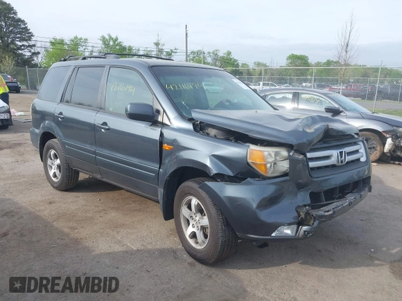 2006 Honda Pilot EX z VIN 5FNYF18456B023671, wystawiony jako IAAI lot #42116194 z przebiegiem 161 683 mil mil oraz . Historia ofert i sprzedaży dostępna na DreamBid. Obrazek 1.