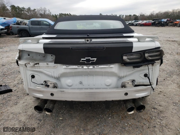 2019 Chevrolet Camaro 2SS with VIN 1G1FH3D74K0150989, listed as a Copart auction lot 89006185 with 59,791 mi miles and Salvage Title. Bid and sale history available at carsss.com. Image 6.