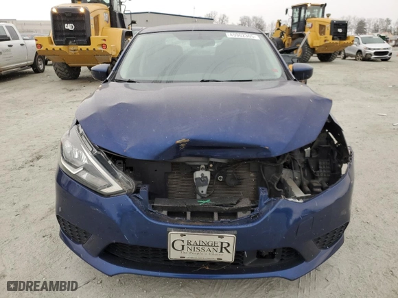 2018 Nissan Sentra SV with VIN 3N1AB7AP3JL633358, listed as a Copart auction lot 45962365 with 81,257 mi miles and Salvage Title. Bid and sale history available at carsss.com. Image 5.