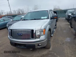 2011 Ford F-150 XLT with VIN 1FTFW1ET1BFC26629, listed as a IAAI auction lot 41748297 with 187,329 mi miles. Bid and sale history available at carsss.com. Image 12.