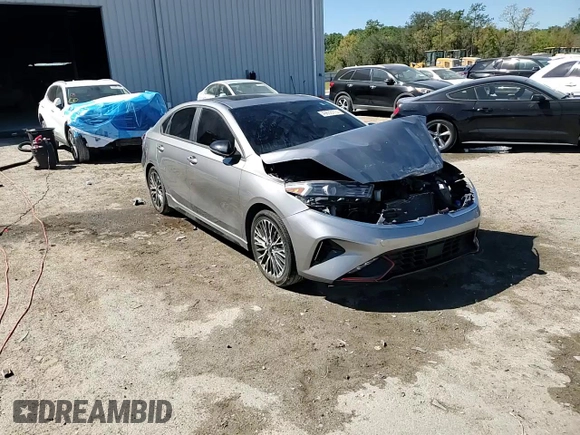 2022 Kia Forte GT-Line with VIN 3KPF54AD6NE427749, listed as a Copart auction lot 49608115 with 49,520 mi miles and Non Repairable. Bid and sale history available at carsss.com. Image 14.