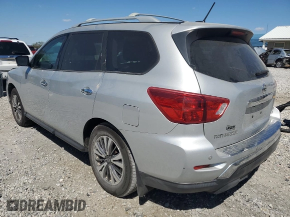 2017 Nissan Pathfinder SL with VIN 5N1DR2MM2HC641270, listed as a Copart auction lot 52994125 with 129,596 mi miles and Clean Title. Bid and sale history available at DreamBid. Image 2.