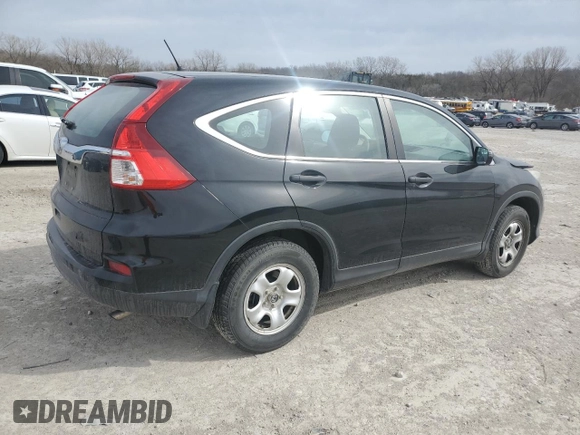 2015 Honda CR-V LX with VIN 3CZRM3H39FG705924, listed as a Copart auction lot 49295115 with 155,513 mi miles and Salvage Title. Bid and sale history available at carsss.com. Image 3.