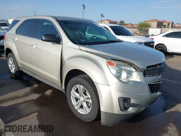2014 Chevrolet Equinox LS with VIN 1GNALAEK2EZ128844, listed as a IAAI auction lot 41943811 with 130,583 mi miles and . Bid and sale history available at carsss.com. Image 1.