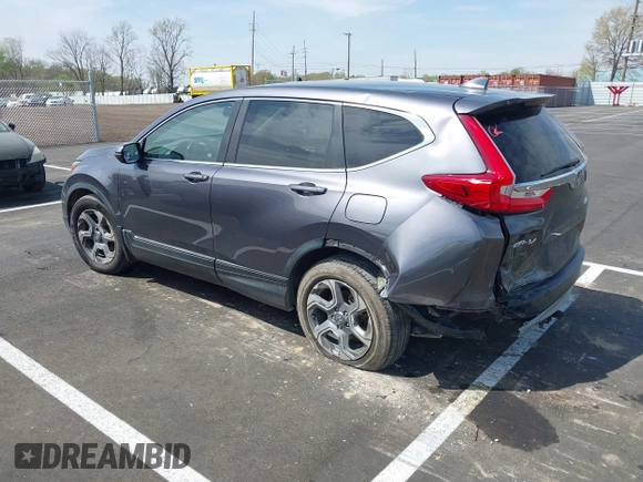 2017 Honda CR-V EX-L with VIN 7FARW1H89HE002384, listed as a IAAI auction lot 41908640 with 131,229 mi miles. Bid and sale history available at carsss.com. Image 3.