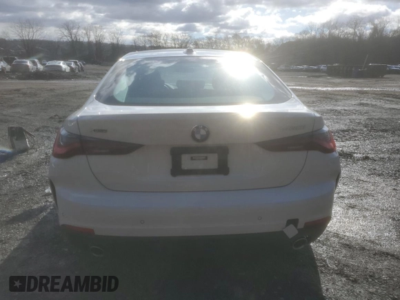 2023 BMW 4 Series 430i xDrive с VIN WBA73AV07PFN00410, выставлен на аукционе Copart как лот 46872495 с пробегом 31 148 миль миль и На запчасти • Non repairable. История ставок и продаж доступна на DreamBid. Изображение 6.