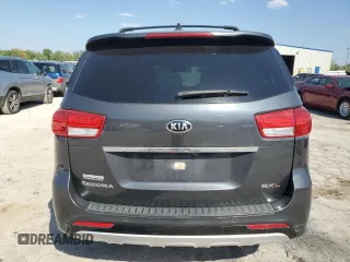 2017 Kia Sedona SX-L with VIN KNDME5C14H6271933, listed as a Copart auction lot 53614575 with 166,429 mi miles and Clean Title. Bid and sale history available at carsss.com. Image 6.