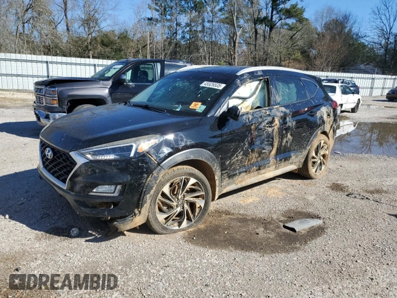 2019 Hyundai Tucson Sport with VIN KM8J33AL1KU049169, listed as a Copart auction lot 45526535 with 113,948 mi miles and Salvage Title. Bid and sale history available at carsss.com. Image 1.