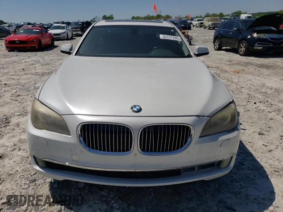 2011 BMW 7 Series 750i with VIN WBAKA8C57BCY36883, listed as a Copart auction lot 52237295 with 185,133 mi miles and Clean title. Bid and sale history available at DreamBid. Image 5.