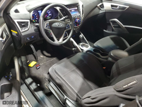 2015 Hyundai Veloster RE:FLEX with VIN KMHTC6AD0FU229574, listed as a Copart auction lot 80521484 with 95,300 mi miles and Clean Title. Bid and sale history available at carsss.com. Image 8.
