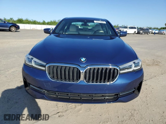 2021 BMW 5 Series 540i with VIN WBA53BJ05MWX16285, listed as a Copart auction lot 52415425 with 79,497 mi miles and Salvage Title. Bid and sale history available at DreamBid. Image 5.