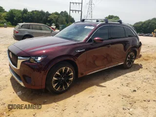 2024 Mazda CX-90 S Premium z VIN JM3KKDHC3R1134153, wystawiony jako Copart lot #56652044 z przebiegiem 4 142 mil mil oraz Szkoda całkowita • Salvage title. Historia ofert i sprzedaży dostępna na DreamBid. Obrazek 1.