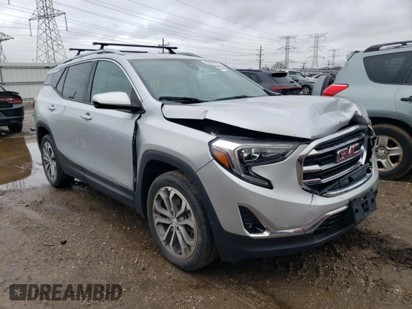 2020 GMC Terrain SLT with VIN 3GKALVEXXLL228680, listed as a Copart auction lot 41473725 with 26,269 mi miles and Salvage title. Bid and sale history available at DreamBid. Image 4.