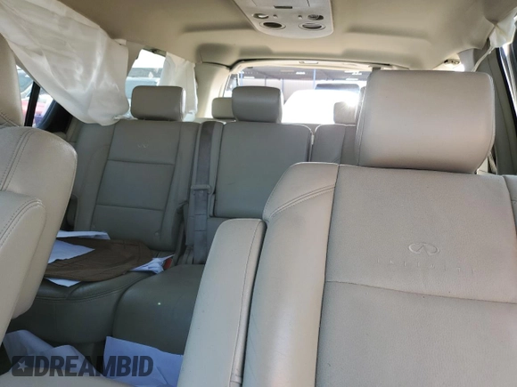 2007 Infiniti QX56 with VIN 5N3AA08C47N802888, listed as a Copart auction lot 65978244 with 0 mi miles and Salvage Title. Bid and sale history available at carsss.com. Image 10.
