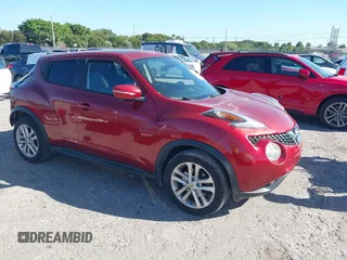 2016 Nissan Juke S with VIN JN8AF5MR2GT603327, listed as a IAAI auction lot 41757943 with 96,235 mi miles. Bid and sale history available at carsss.com. Image 1.