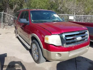 2007 Ford Expedition EL Eddie Bauer with VIN 1FMFK17557LA17957, listed as a IAAI auction lot 40681295 with 202,724 mi miles. Bid and sale history available at carsss.com. Image 1.