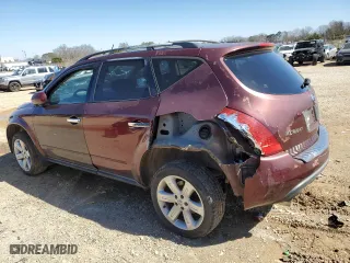 2006 Nissan Murano SL with VIN JN8AZ08T06W419713, listed as a Copart auction lot 47955125 with 142,994 mi miles and Salvage Title. Bid and sale history available at carsss.com. Image 2.