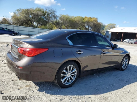 2017 Infiniti Q50 3.0t Premium with VIN JN1EV7AP8HM738406, listed as a Copart auction lot 86564804 with 126,179 mi miles and Salvage Title. Bid and sale history available at carsss.com. Image 3.