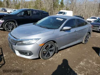 2017 Honda Civic Sedan Touring with VIN 2HGFC1F98HH100840, listed as a Copart auction lot 48610355 with 168,026 mi miles and Salvage Title. Bid and sale history available at carsss.com. Image 1.