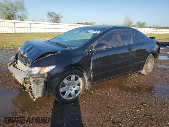 2010 Honda Civic Cpe LX with VIN 2HGFG1B6XAH520072, listed as a Copart auction lot 50145875 with 103,026 mi miles and Salvage Title. Bid and sale history available at carsss.com. Image 1.