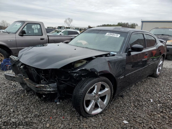 2010 Dodge Charger R/T with VIN 2B3CA5CT3AH172325, listed as a Copart auction lot 43948415 with 257,870 mi miles and Salvage Title. Bid and sale history available at carsss.com. Image 1.