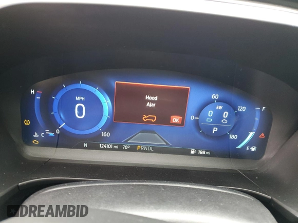 2020 Ford Escape SE Sport Hybrid with VIN 1FMCU0BZ1LUB31301, listed as a Copart auction lot 48745645 with 124,101 mi miles and Salvage Title. Bid and sale history available at carsss.com. Image 9.