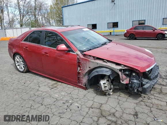 2011 Cadillac CTS Premium with VIN 1G6DS5ED2B0145566, listed as a Copart auction lot 51937045 with 86,971 mi miles and Salvage title. Bid and sale history available at DreamBid. Image 4.