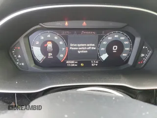 2021 Audi Q3 S line Premium with VIN WA1DECF35M1057343, listed as a Copart auction lot 49661305 with 40,580 mi miles and Salvage title. Bid and sale history available at DreamBid. Image 9.