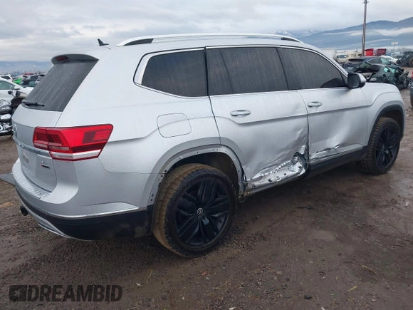 2018 Volkswagen Atlas SEL Premium with VIN 1V2NR2CA8JC575425, listed as a IAAI auction lot 41104744 with 62,774 mi miles and . Bid and sale history available at DreamBid. Image 4.