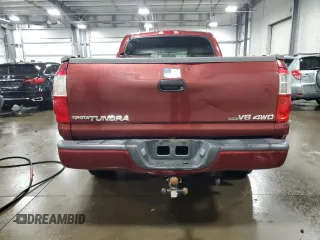 2006 Toyota Tundra Limited with VIN 5TBDT48196S527630, listed as a Copart auction lot 49100475 with 186,261 mi miles and Salvage Title. Bid and sale history available at DreamBid. Image 6.