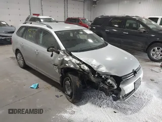 2013 Volkswagen Jetta SportWagen S with VIN 3VWPP7AJXDM671170, listed as a IAAI auction lot 41289780 with 120,664 mi miles. Bid and sale history available at carsss.com. Image 1.
