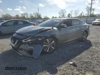 2020 Nissan Maxima SV with VIN 1N4AA6CV3LC373635, listed as a Copart auction lot 44945045 with 80,808 mi miles and Non Repairable. Bid and sale history available at carsss.com. Image 1.