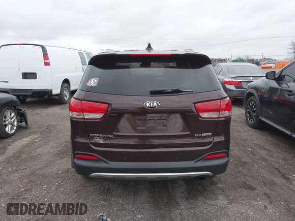 2016 Kia Sorento EX with VIN 5XYPH4A1XGG011498, listed as a IAAI auction lot 41836212 with 170,560 mi miles. Bid and sale history available at carsss.com. Image 16.