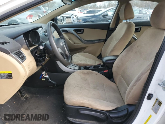 2013 Hyundai Elantra Limited with VIN 5NPDH4AE3DH341980, listed as a Copart auction lot 50738465 with 179,913 mi miles and Salvage Title. Bid and sale history available at DreamBid. Image 7.