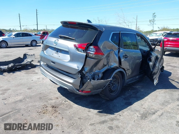 2017 Nissan Rogue S with VIN KNMAT2MT3HP599832, listed as a IAAI auction lot 41813270 with 97,137 mi miles. Bid and sale history available at carsss.com. Image 4.