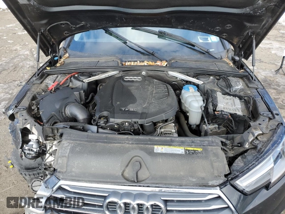 2018 Audi A4 Premium with VIN WAUDNAF46JA143840, listed as a Copart auction lot 45106615 with 0 mi miles and Salvage Title. Bid and sale history available at carsss.com. Image 11.