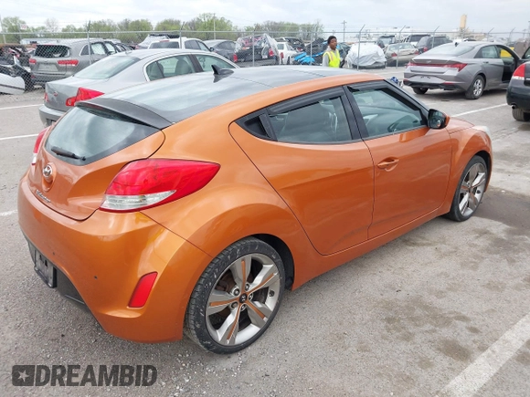 2013 Hyundai Veloster RE:MIX with VIN KMHTC6AD5DU106088, listed as a IAAI auction lot 41904678 with 213,478 mi miles and . Bid and sale history available at DreamBid. Image 4.