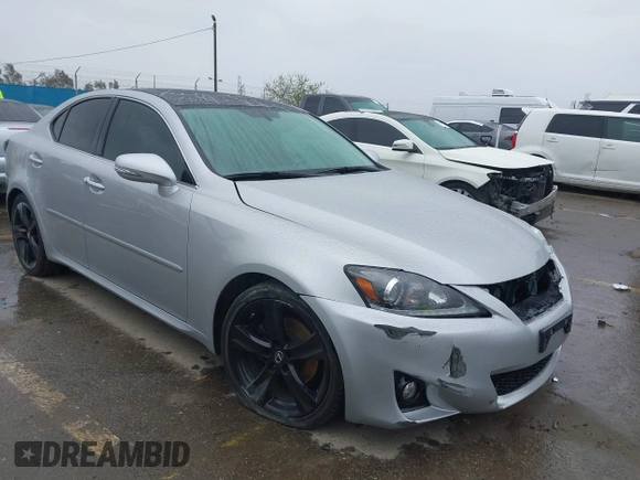 2011 Lexus IS 250 with VIN JTHBF5C29B5148539, listed as a IAAI auction lot 41802299 with 130,629 mi miles and . Bid and sale history available at DreamBid. Image 1.