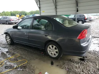2004 Honda Civic LX z VIN 2HGES16554H500862, wystawiony jako Copart lot #58537755 z przebiegiem 276 108 mil mil oraz Szkoda całkowita • Salvage title. Historia ofert i sprzedaży dostępna na DreamBid. Obrazek 2.