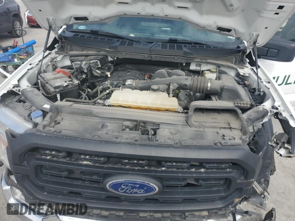 2022 Ford F-150 XL with VIN 1FTEW1CB0NKF27023, listed as a Copart auction lot 45316245 with 78,351 mi miles and Salvage Title. Bid and sale history available at carsss.com. Image 11.