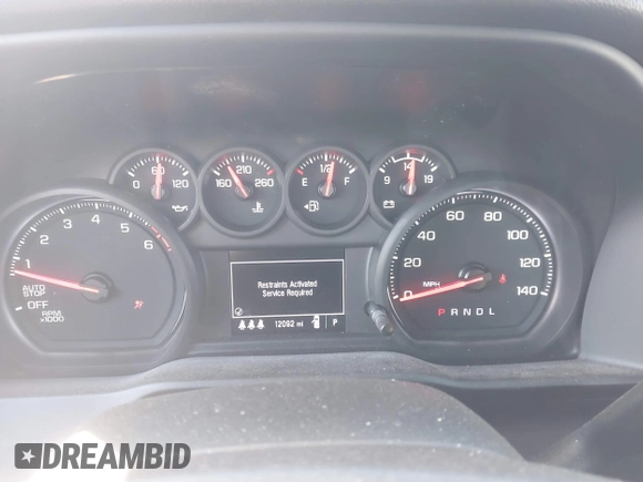 2024 Chevrolet Silverado 1500 with VIN 1GCPAAED5RZ254146, listed as a IAAI auction lot 41591961 with 12,092 mi miles and . Bid and sale history available at DreamBid. Image 7.